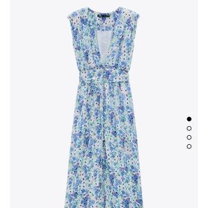 Zara Printed Midi Dress